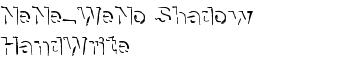 download NeNe_WeNo Shadow HandWrite font