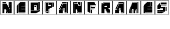 NeoPanFrames font