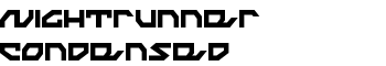 download Nightrunner Condensed font
