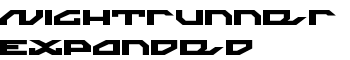 download Nightrunner Expanded font