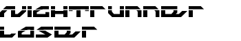 Nightrunner Laser font