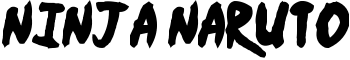 Ninja Naruto font