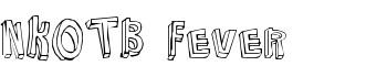 NKOTB Fever font