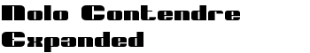 download Nolo Contendre Expanded font