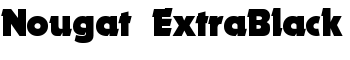 download Nougat ExtraBlack font