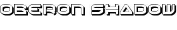 Oberon Shadow font