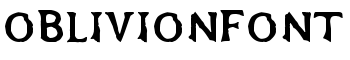 download OblivionFont font
