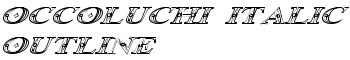 download Occoluchi Italic Outline font