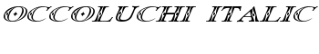 Occoluchi Italic font