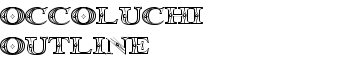 Occoluchi Outline font