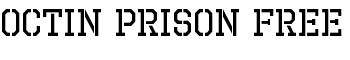 Octin Prison Free font