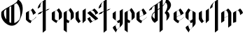 OctopustypeRegular font