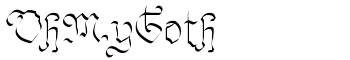 OhMyGoth font