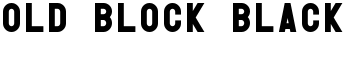 download Old Block Black font
