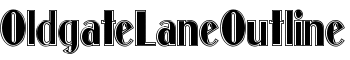 OldgateLaneOutline font