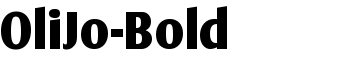 OliJo-Bold font