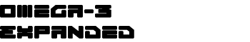 Omega-3 Expanded font