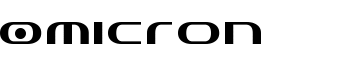 Omicron font