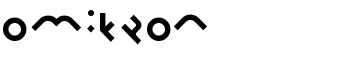 Omikron font