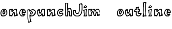 download onepunchJim   outline font