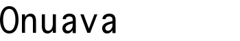 Onuava font