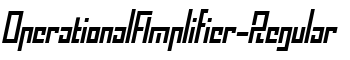OperationalAmplifier-Regular font