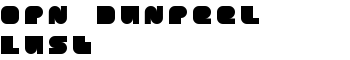 OPN DunPeel Lust font