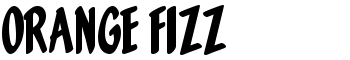 Orange Fizz font