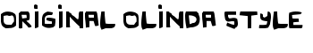 Original Olinda Style font