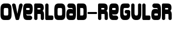 Overload-Regular font