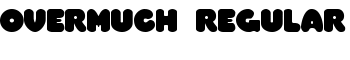 download Overmuch Regular font