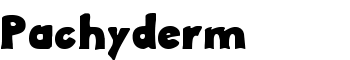 download Pachyderm font