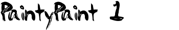 PaintyPaint 1 font