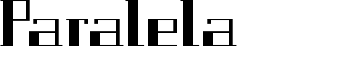 Paralela font