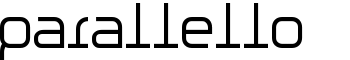 Parallello font