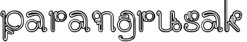 parangrusak font