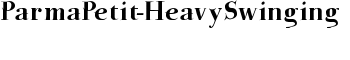 download ParmaPetit-HeavySwinging font