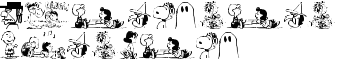 download Peanuts Gang Dingbats font