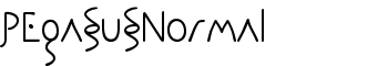 PegasusNormal font