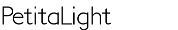 download PetitaLight font