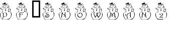 pf_snowman2 font