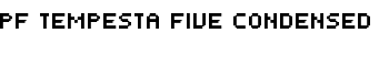 download PF Tempesta Five Condensed font