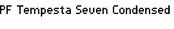 PF Tempesta Seven Condensed font