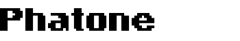 Phatone font