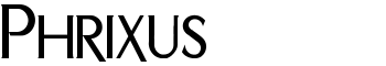 Phrixus font