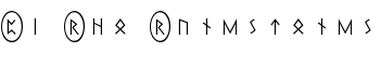 download Pi Rho Runestones font