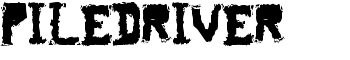 piledriver font