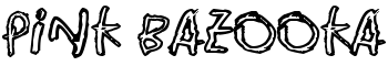 Pink Bazooka font