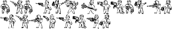 Pip Boy Weapons Dingbats font