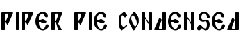 Piper Pie Condensed font